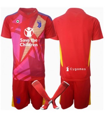 Lacne Dětský Futbalové dres Juventus Brankarsky  2024-25 Krátky Rukáv - Domáci (+ trenírky)